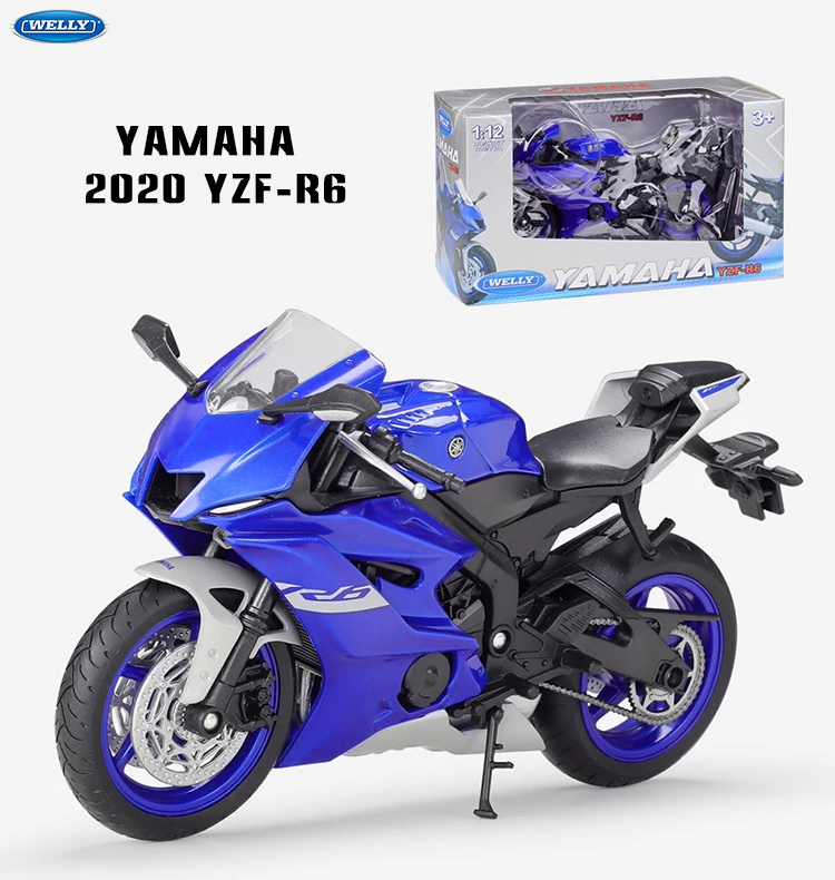 Miniatura Yamaha YZF-R6 2020 Welly 1:12